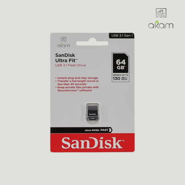 فلش مموری SanDisk Ultra Fit USB 3.1 64G