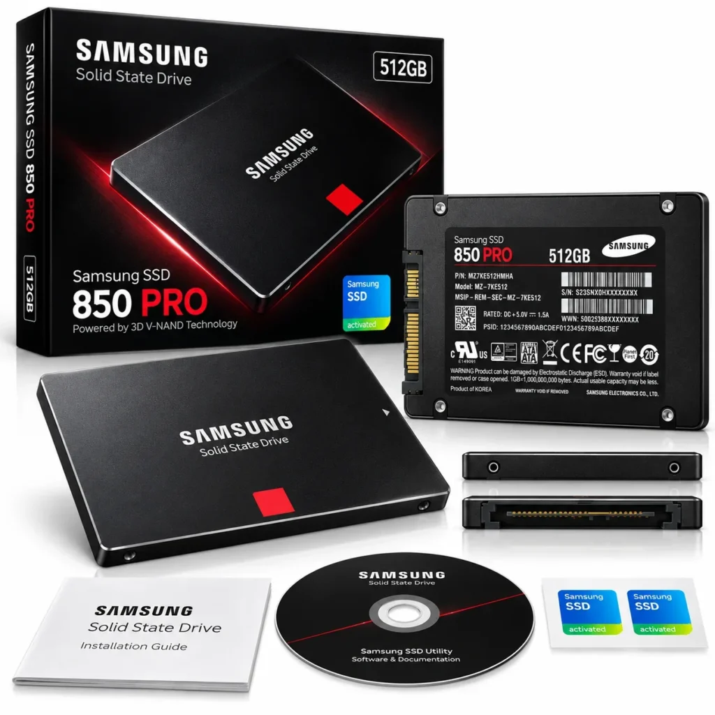 اس اس دی 2.5 اینچی سامسونگ 850 PRO 512GB